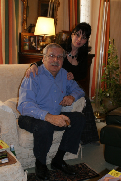 Շառլի Կուպպեսերյանի հետ իր տանը Փարիզում 
