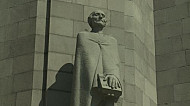 Statue, Mkhitar Gosh, Matenadaran, Yerevan