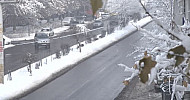 Yerevan, Winter, Road, Traffic