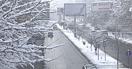 Yerevan, Azatutyan avenue, Winter