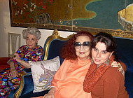 Լոռա և Լիդիա Կամսարական իշխանուհիների հետ Փարիզ