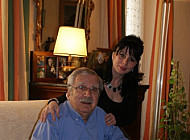 Շառլի Կուպպեսերյանի հետ իր տանը Փարիզում 