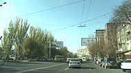 Shots from car, Road, Yerevan