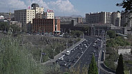 Victory bridge, Road traffic, Yerevan