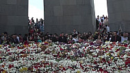 Tsitsernakaberd, Genocide Memorial, April 24, Yerevan 2012