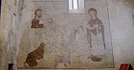 Fresco, Mural, Dadivank Monastery, Khutavank, Artsakh, Armenia 