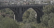 Bridge of Victory, Road Traffic, Yerevan