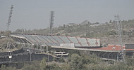 Hrazdan Stadium, empty tribune, Sports and Concert Complex, traffic, Yerevan