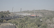 Hrazdan Stadium,  road traffic, Yerevan
