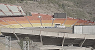 Hrazdan Stadium,empty sports tribune, scoreboard sports, Yerevan