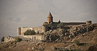 Khor Virap, Architectural monument, 17th century monastery-castle, Mount Ararat, Armenia