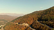 Tavush Province, forest, trees, road traffic, autumn,  Dilijan, Armenia