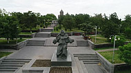 Malatia Park, the statue of Grigor Narekatsi