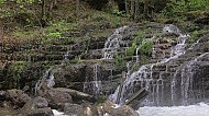 Tavush Province, Yenokavan, Lastiver Waterfall, Armenia