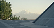 Mountain Masis, Mount Ararat, Tsitsernakaberd, Genocide Memorial, Yerevan, Armenia