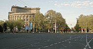 French Square, early morning, Opera House, Yerevan, Armenia