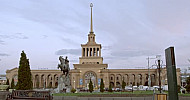 Sasuntsi Davit, statue, Square, Yerevan railway station, Yerevan, Armenia